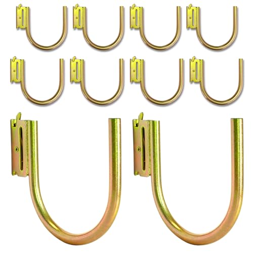 10-Pack 4-Inch J Hooks for E-Track and X-Track Rails (4" (10 Pack))