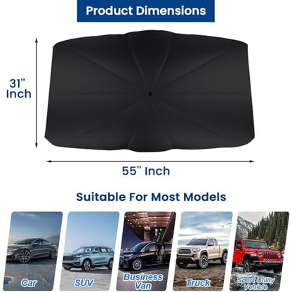 Car Windshield Sun Shade Umbrella