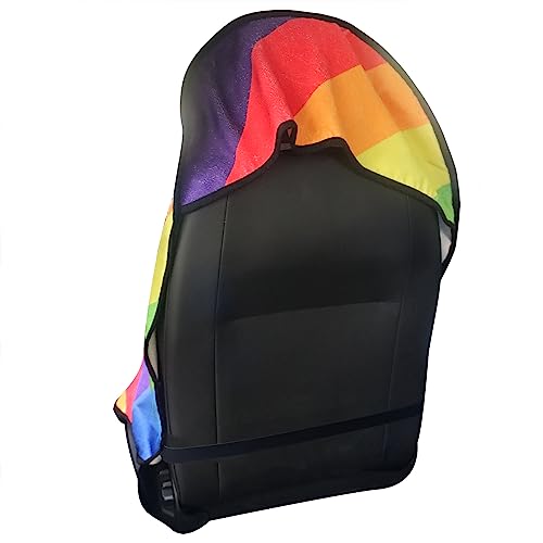 Car Seat Cover Protector Front Seats (1Pcs Front Seat Towel / Rainbow)