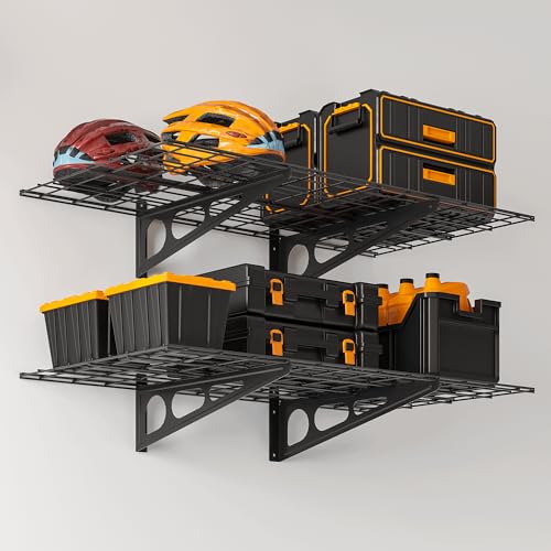 Garage Shelving (Black / 2 pack-2x4 ft)