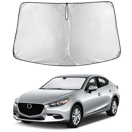 Windshield Sunshade Compatible for Mazda 3 2014