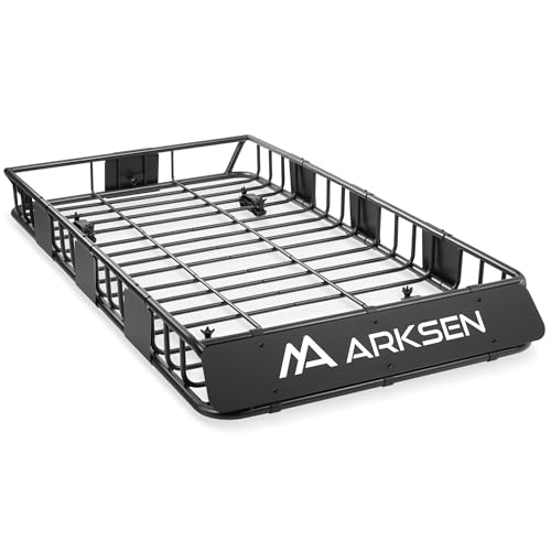 64" x 34" x 6" Roof Rack Cargo Basket with Extension (64" Roof Rack)