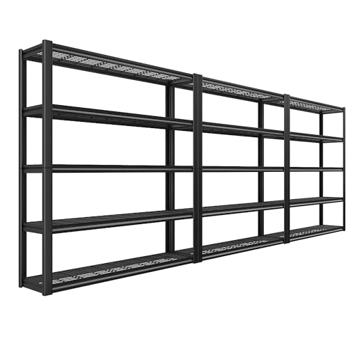 48" W Garage Shelving Heavy Duty Load 2500LBS (48''W X 72''H X18''D)