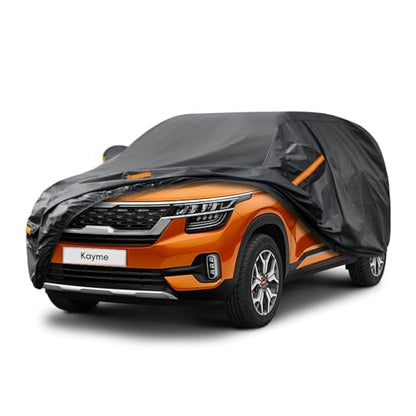 7 Layers SUV Car Cover Custom Fit for Kia Seltos (PE-Black / Custom Fit Kia Seltos)