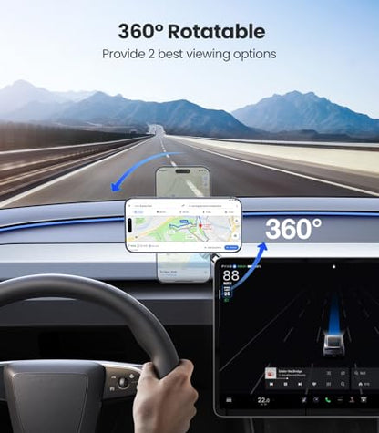 Tesla Phone Mount for Model 3 (Quicksilver)