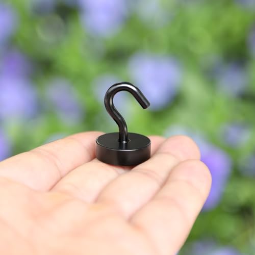 Magnetic Hooks Steel Tube Design for Cruise (Black / 40lb Magnetic Hooks)