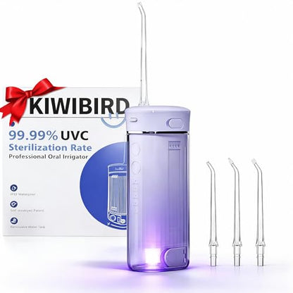 Mini Water Flosser for Travel (Purple)