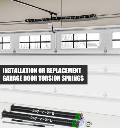 Garage Door Torsion Spring Set (.243x2x27")