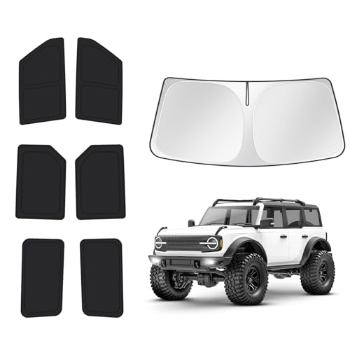 Windshield Sun Shade for Ford Bronco 2021 (Sun Shade for Ford Bronco 21-26)