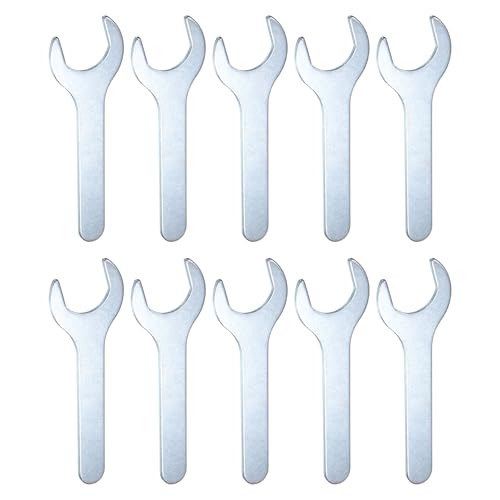 10pcs Small Wrench Open End Wrench 28x135x2.8mm Metric U (28x135x2.8mm)