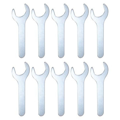 10pcs Small Wrench Open End Wrench 28x135x2.8mm Metric U (28x135x2.8mm)