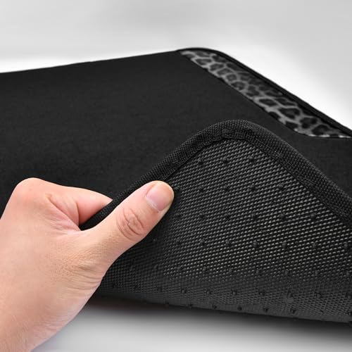 Waterproof Universal Car Floor Mats (Gray Leopard)