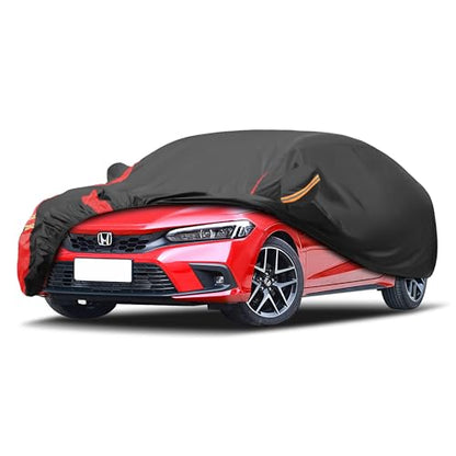 Car Cover Waterproof All Weather for Automobiles.Fit Sedan Up 178 (A3 Fit Sedan Length 178-185 inch / 1 Sedan Car Cover)