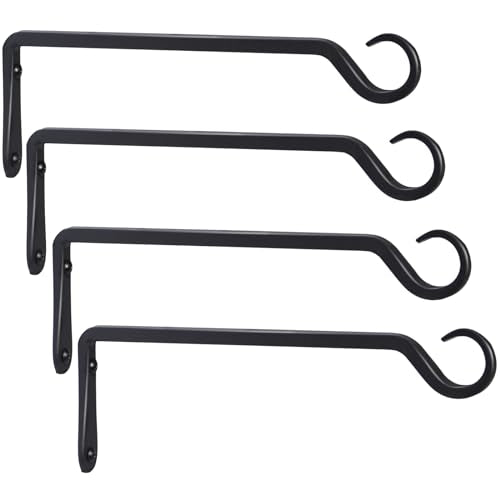 12inch 4 Pack Plant Hanger (Black / 12in-4-Black)