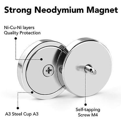 Magnets Neodymium Magnet 150LBS Strong Heavy Duty Rare Earth 6 P (150 lbs)