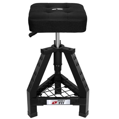 Adjustable Shop Stool (Black/24.4-28.3 Inch)