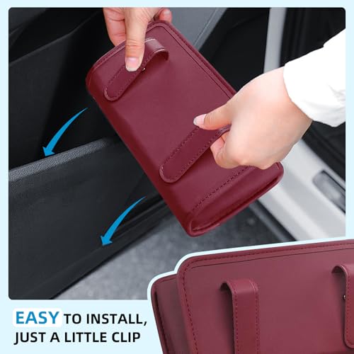 Car Trash Can (Wine Red)
