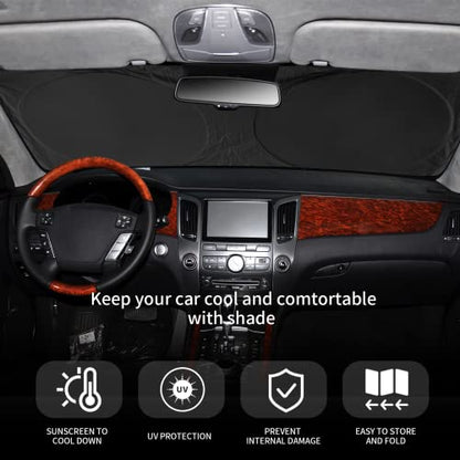 Windshield Sun Shade for Honda Fit 2007 (For Honda fit 07-24)