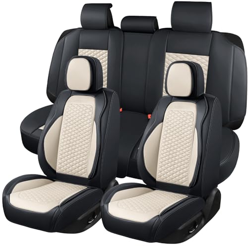 Car Seat Covers Full Set (5 PIECE / White)