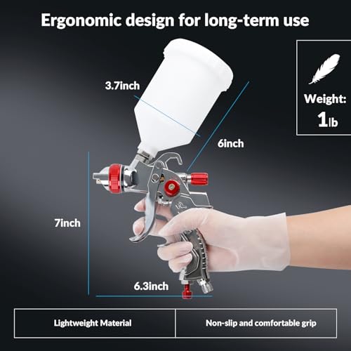 HVLP Spray Gun Kit (Red)