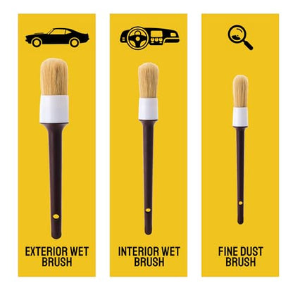 Car Detailing Brush Set 3 (3 Pack)