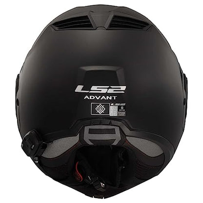 Helmets Advant Modular Helmet with Integrated Cardo 4X Bluetooth (X-Small)