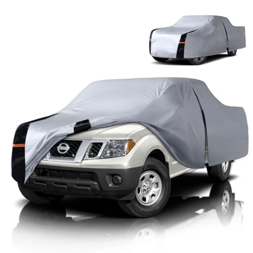 Multi Layer Nissan Frontier Truck Cover (W.Fit Frontier(2021-2026) King Cab SB / White Truck Cover)