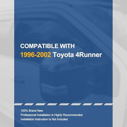 4PCS Tape On Window Visors for 1996 (96-02 Toyota 4Runner)