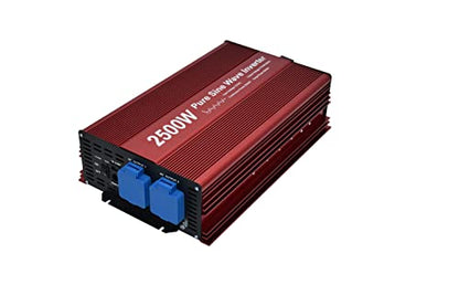 2500W Pure Sine Wave Inverter 12V to 120V AC with 2 AC outlets (2500W)