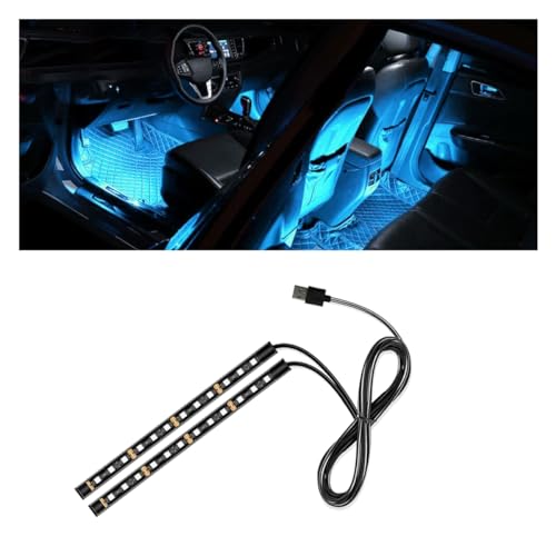 Car LED Strip Light (USB / Ice Blue)