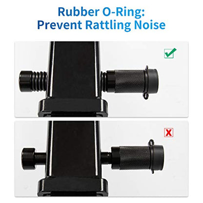 Trailer Hitch Locks Fits Class III IV 2" 2.5" Receiver (Black / 4 Pack)