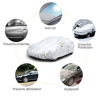 Silver Weatherproof Car Cover (Sedans up to 200")