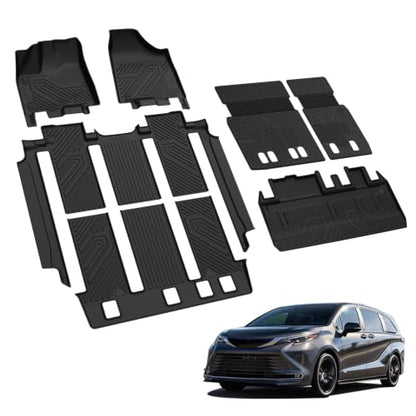 Floor Mat for Toyota Sienna 7 Seat 13