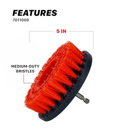 5" Universal M8 Medium (5" Medium-Duty Drill Brush)