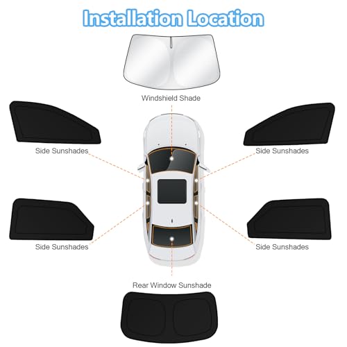 Car Window Shades for Hyundai Ioniq 5 2022 (FOR | Ioniq 5 2022-2026 (6pcs))