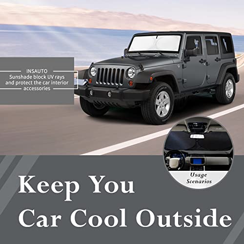 Sunshade Sun Shade for 2018 (fit Jeep Wrangler JK JKU JL 2022-2024)