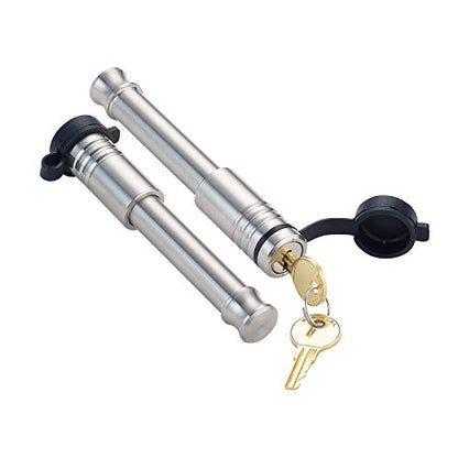 61571 | 2 Pack, Keyed Alike, Receiver Locks for 2" Receiver - Class III & IV (Fits: 2.0" Receiver - Class III & IV / 2PK (2) Receiver Locks)