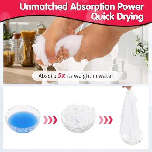 White Microfiber Cleaning Cloth (24pk / White)