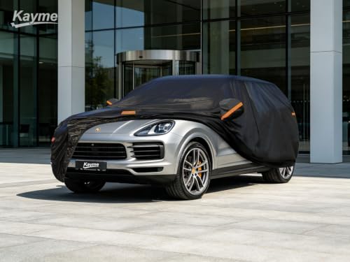 7 Layers SUV Car Cover Custom Fit for Porsche Cayenne (PE-Black / Custom Fit Porsche Cayenne)