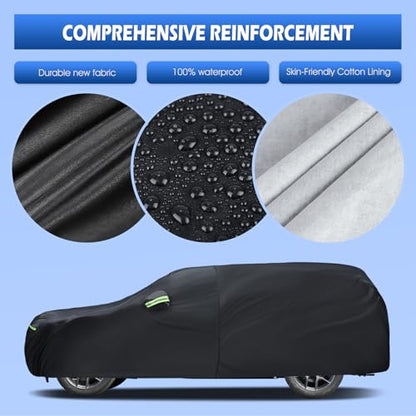 Car Cover Multi (Black / Custom Fit for Jeep Grand Cherokee)