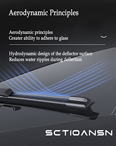 3Pcs Factory Windshield Wiper Blade for Mazda CX (24''+18''+14''(Front & Rear Oem Wipers))