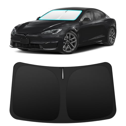 Custom Fit Windshield Sun Shade for Tesla Model S 2012