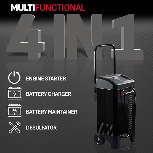 Wheeled Automatic 6A Car Battery Charger and 200A Engine Starter (12V 40/200A)