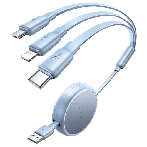 Multi Charging Cable (Blue / 3.7FT)