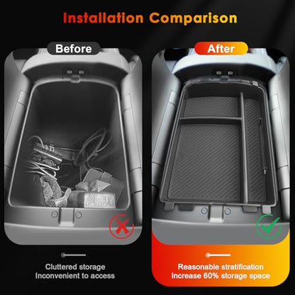 for 2026 Hyundai Palisade Center Console Organizer ONLY for 2026 Palisade Hybrid Calligraphy 7