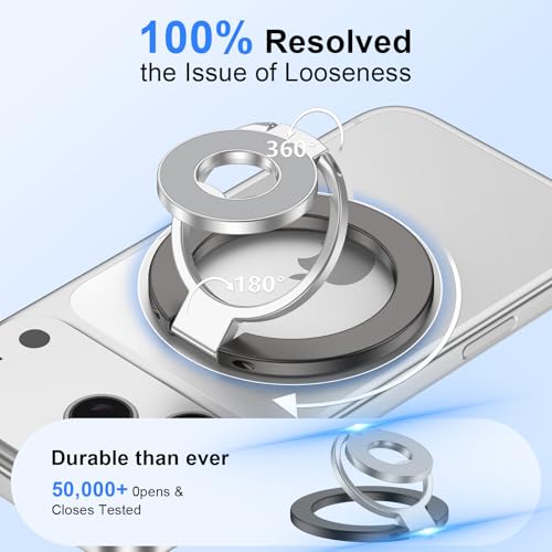 Magnetic Phone Ring Holder for MagSafe (gray)