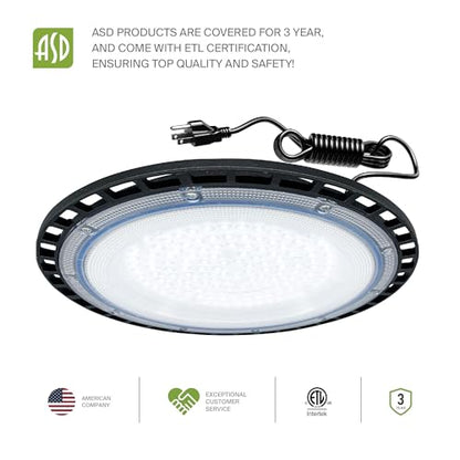 100W LED Low Bay Lighting (Black)