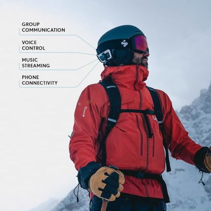 PACKTALK Outdoor Helmet Communication System (Outdoor Black / Single Pack)