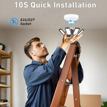 Garage Light 2 Pack (8+1 Panels)