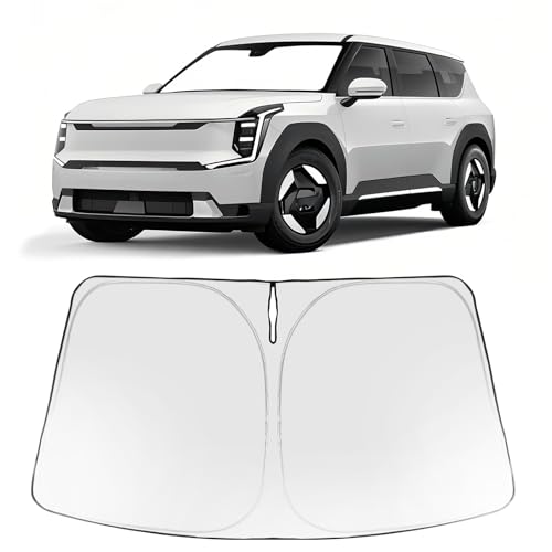 Custom Fit Car Windshield Sun Shade for 2024 (Kia EV9 GT Line 2024-2026)